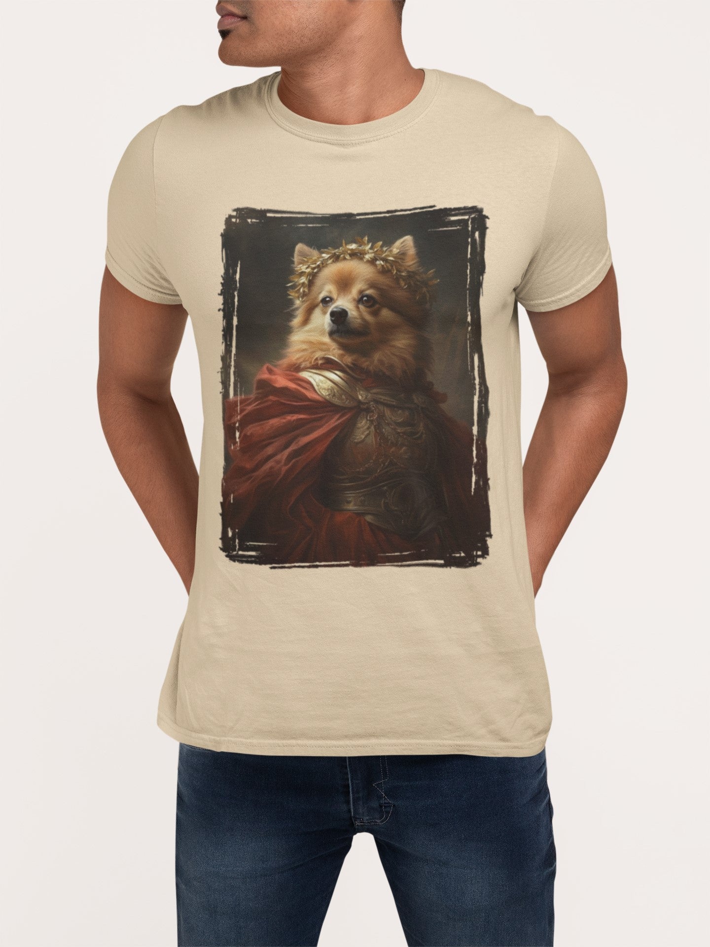 Pomeranian Roman Emperor Graphic Tee