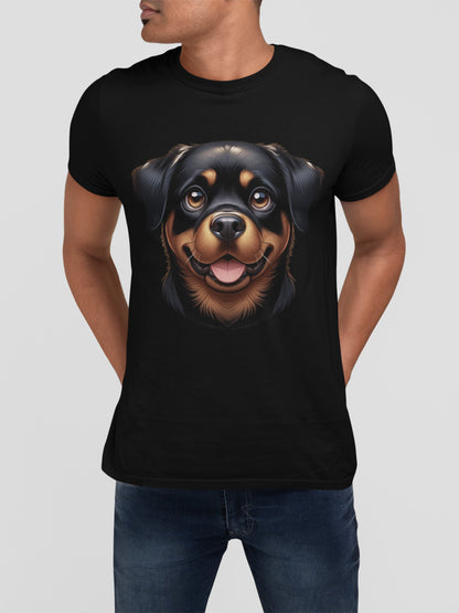 Rottweiler Cartoon Graphic Tee