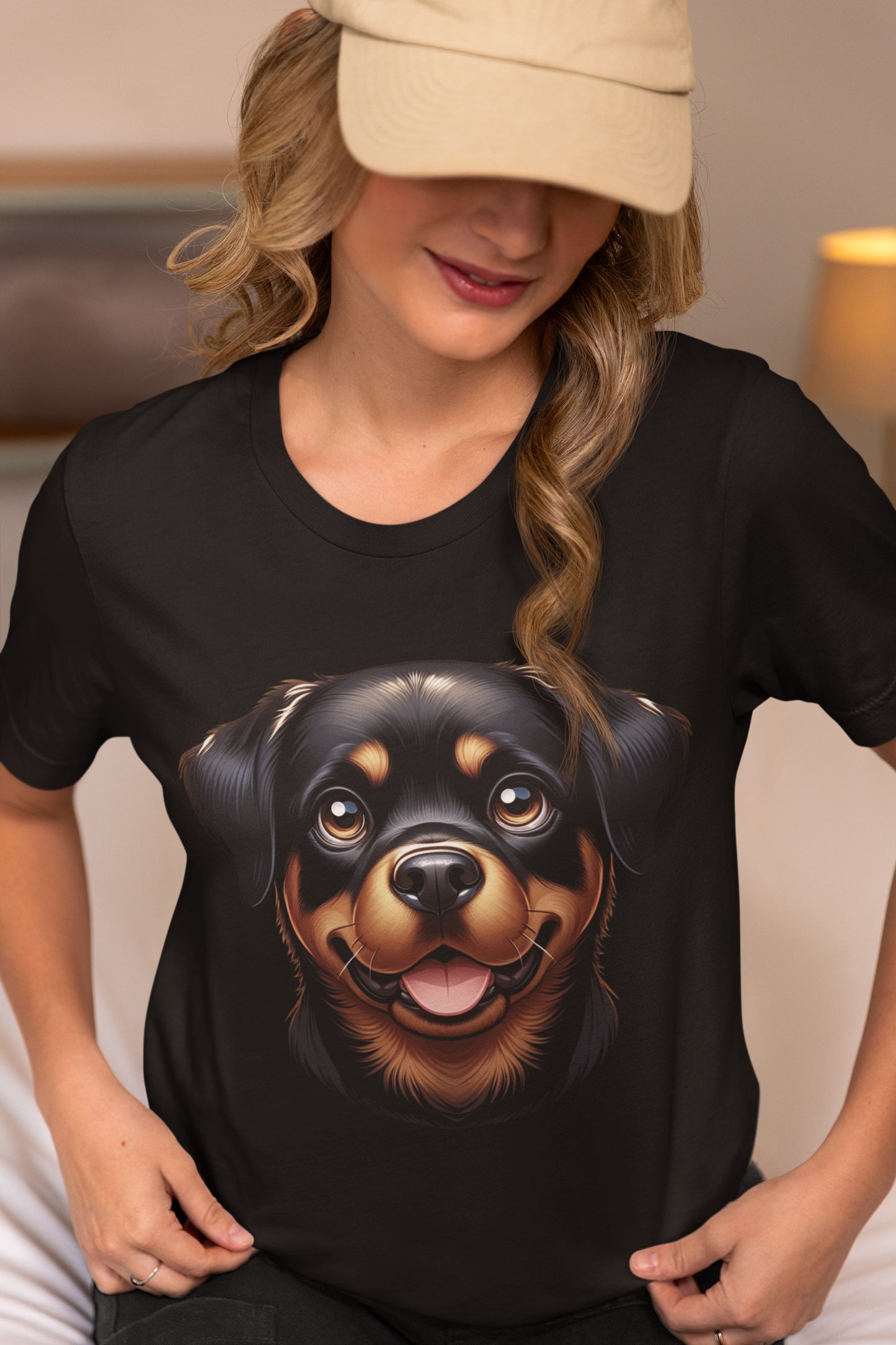 Rottweiler Cartoon Graphic Tee