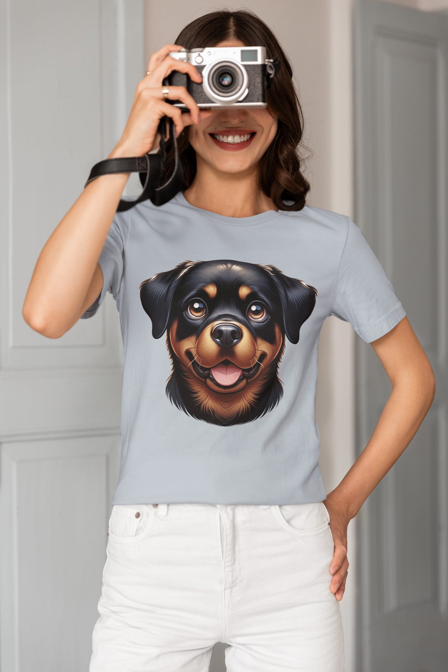 Rottweiler Cartoon Graphic Tee