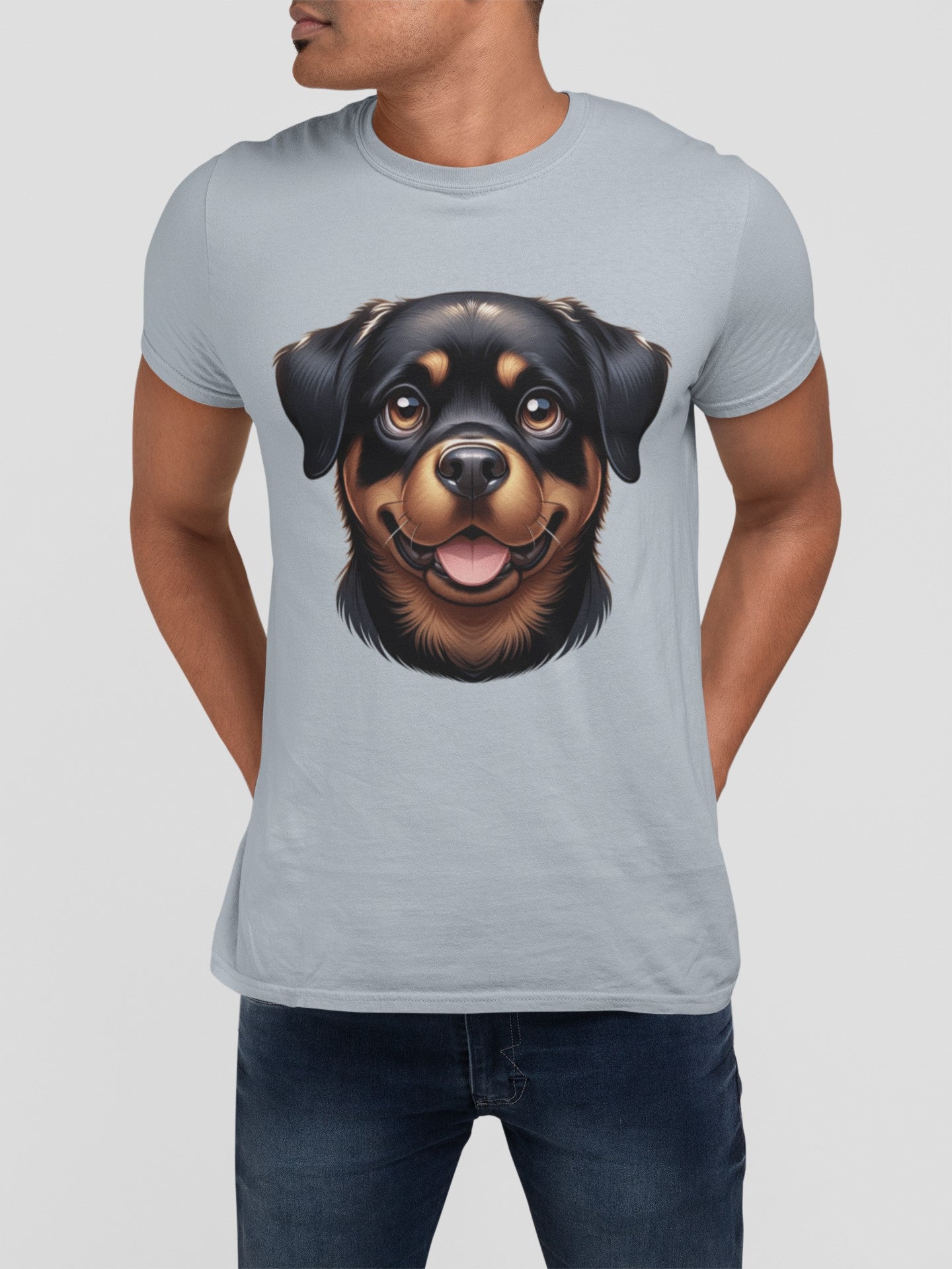 Rottweiler Cartoon Graphic Tee