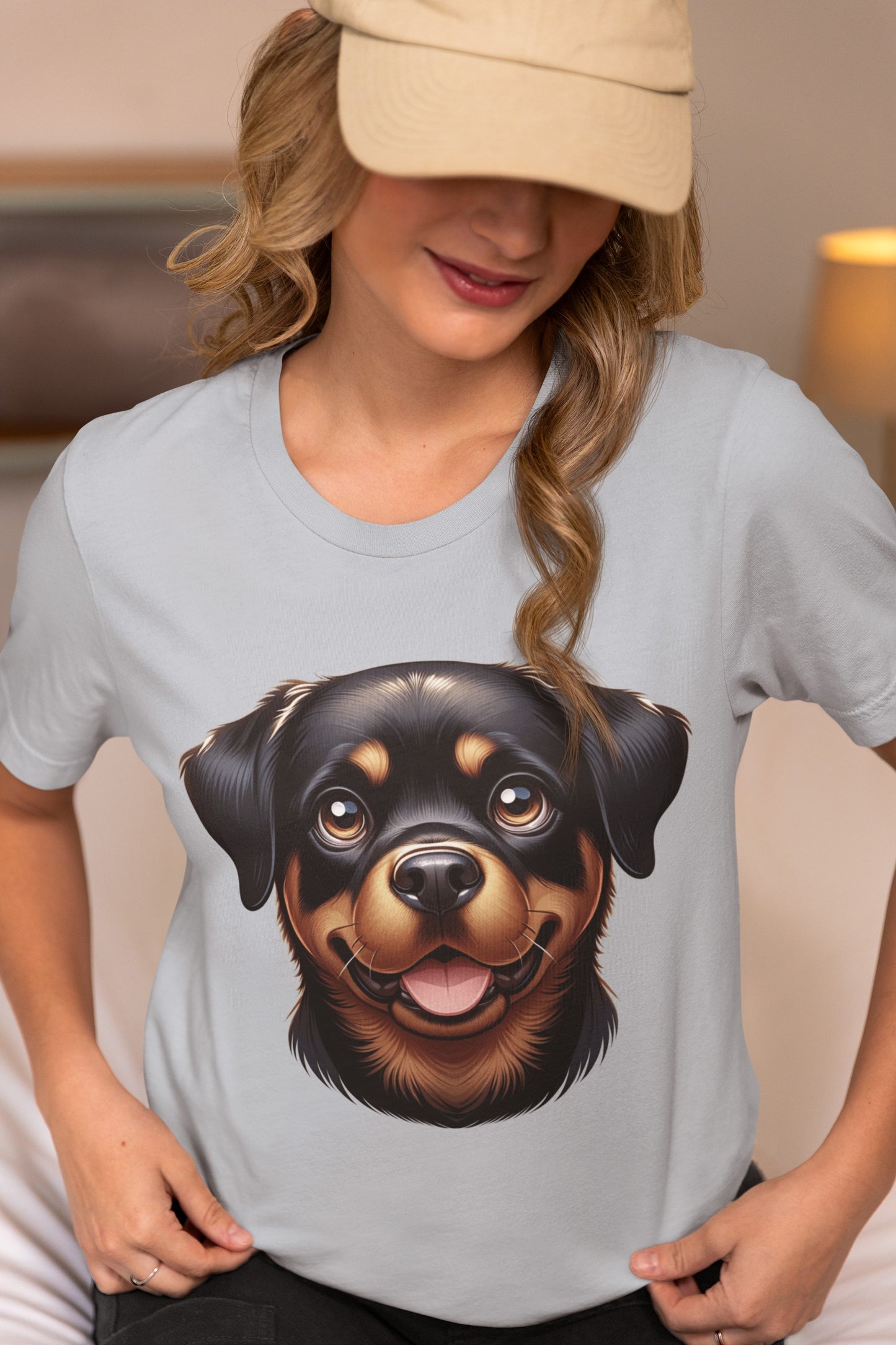 Rottweiler Cartoon Graphic Tee