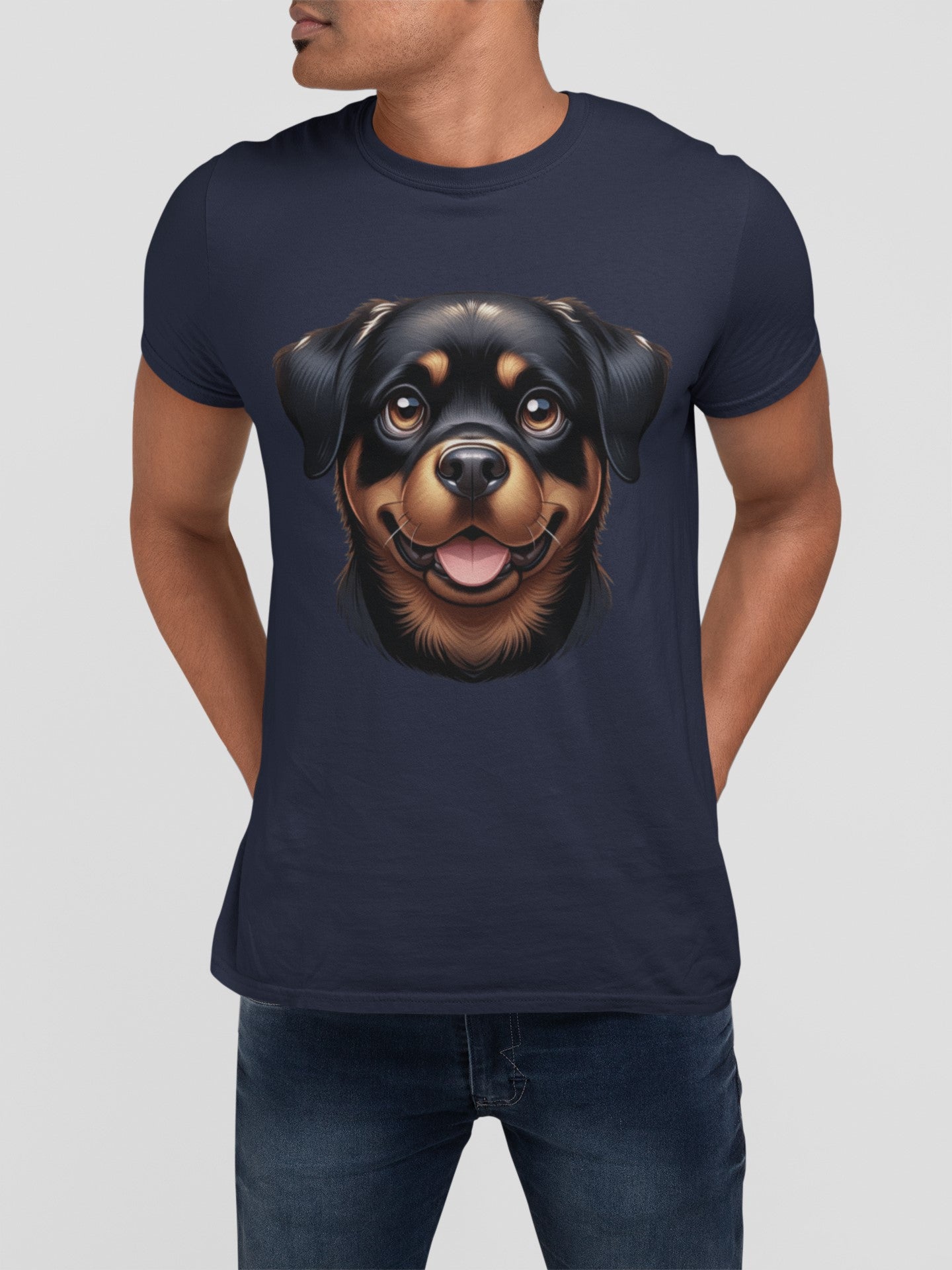 Rottweiler Cartoon Graphic Tee