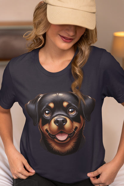 Rottweiler Cartoon Graphic Tee