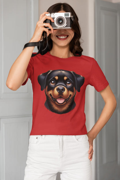 Rottweiler Cartoon Graphic Tee