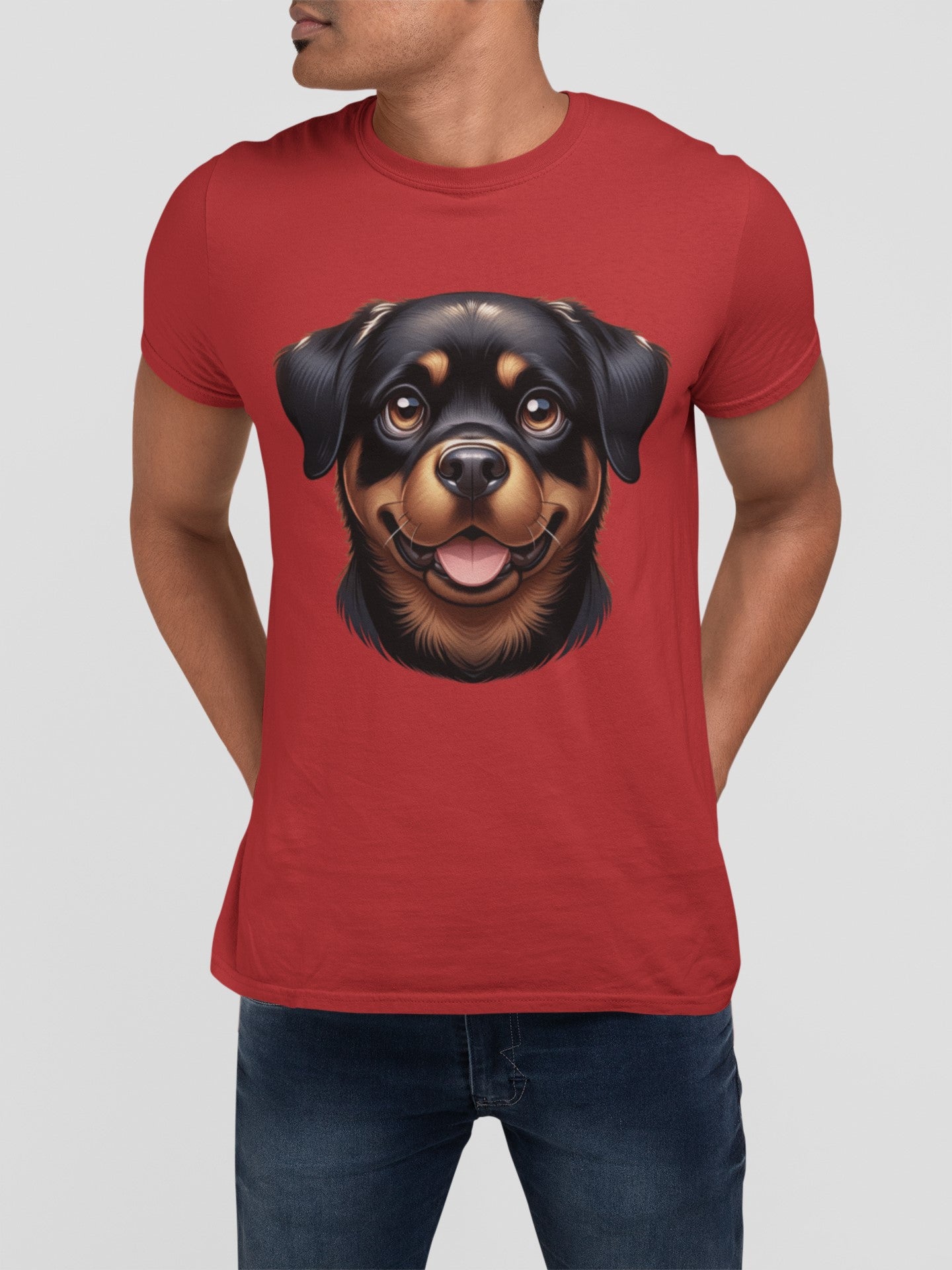 Rottweiler Cartoon Graphic Tee