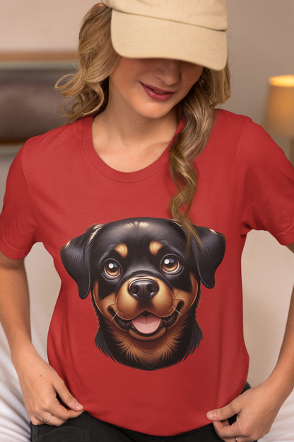 Rottweiler Cartoon Graphic Tee