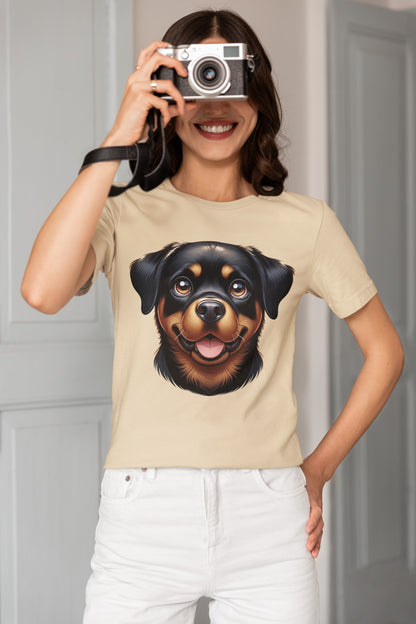 Rottweiler Cartoon Graphic Tee