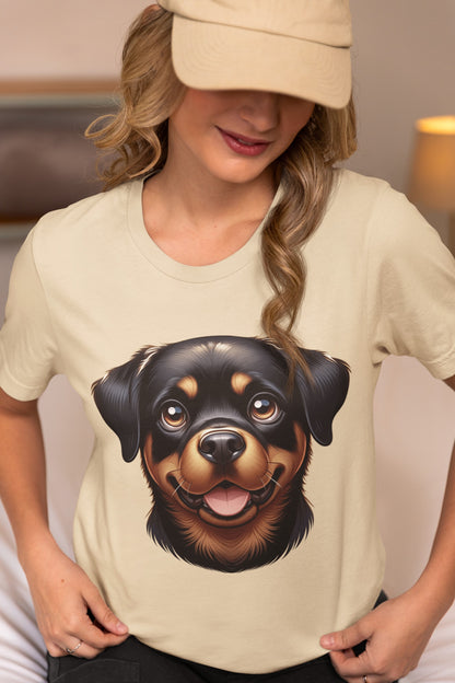 Rottweiler Cartoon Graphic Tee