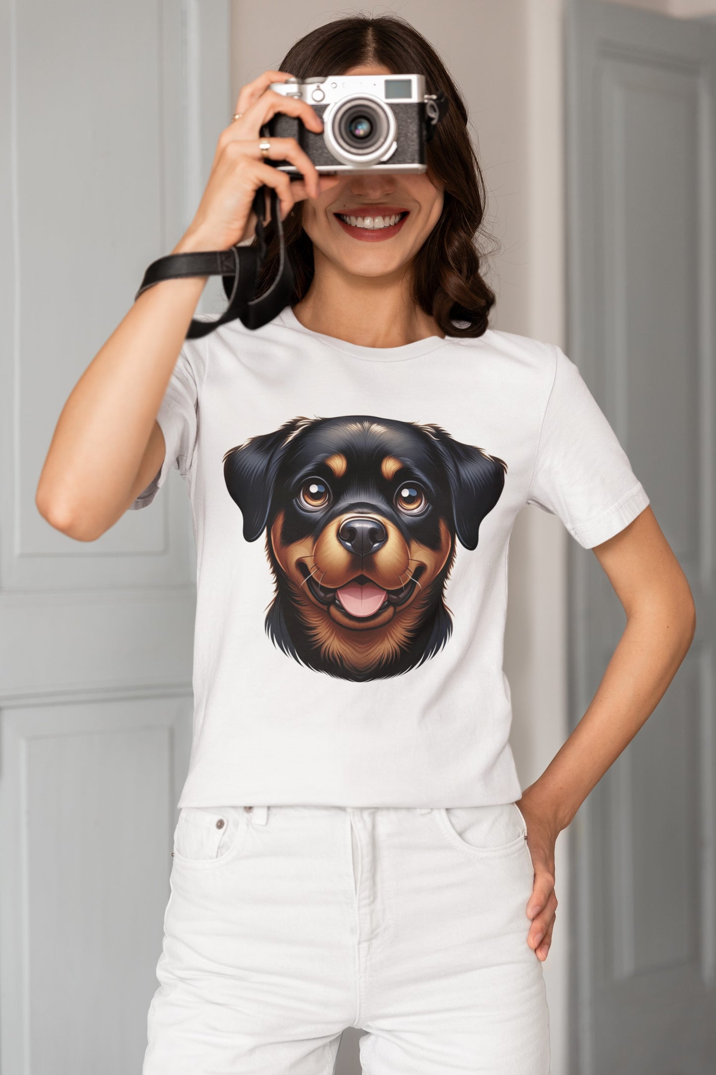 Rottweiler Cartoon Graphic Tee