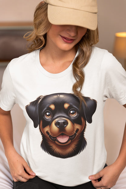 Rottweiler Cartoon Graphic Tee