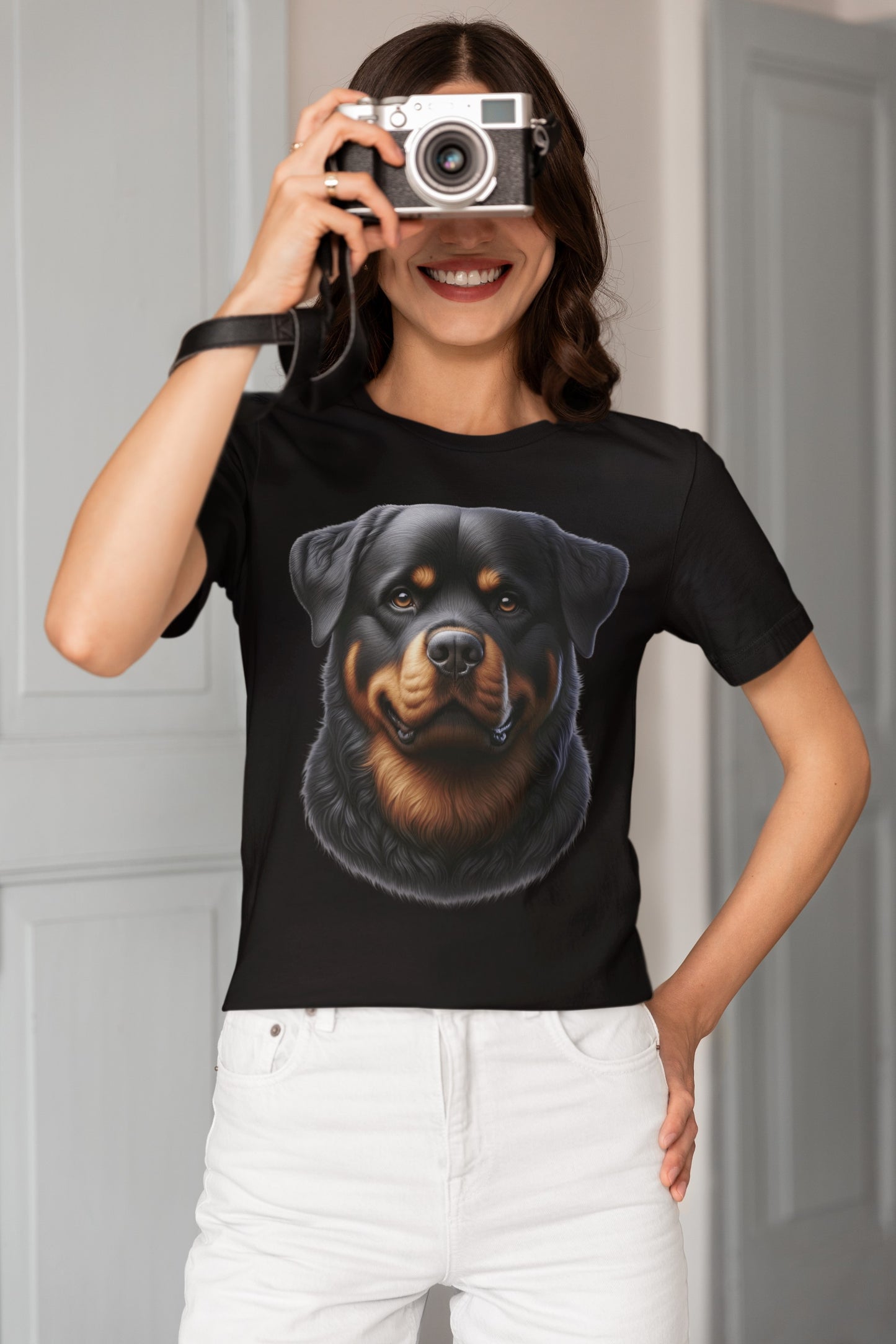 Rottweiler Realistic Graphic Tee