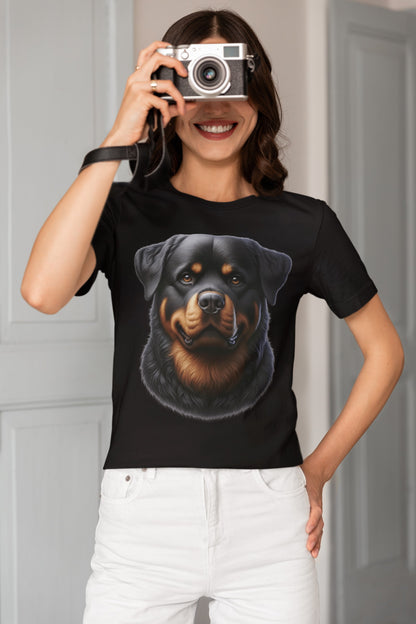 Rottweiler Realistic Graphic Tee