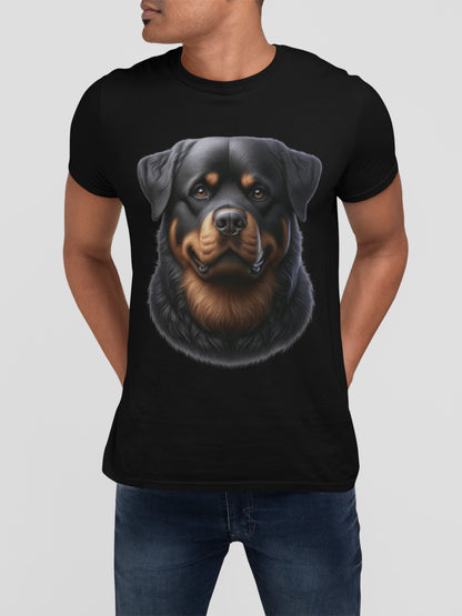 Rottweiler Realistic Graphic Tee