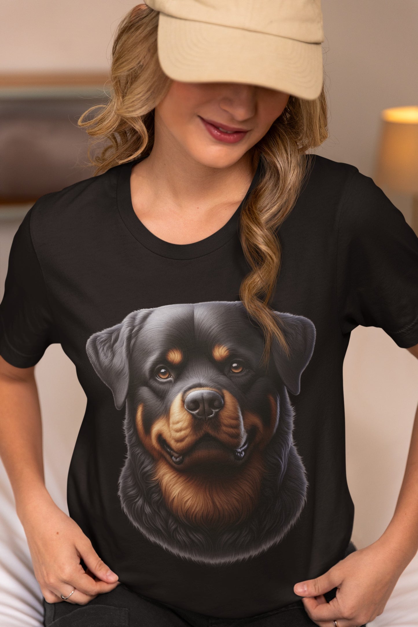 Rottweiler Realistic Graphic Tee