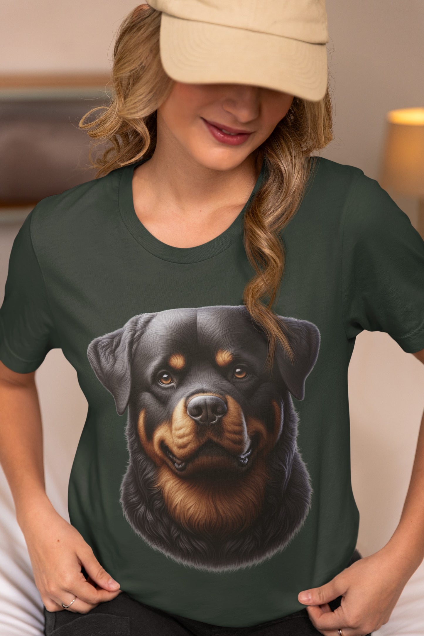 Rottweiler Realistic Graphic Tee