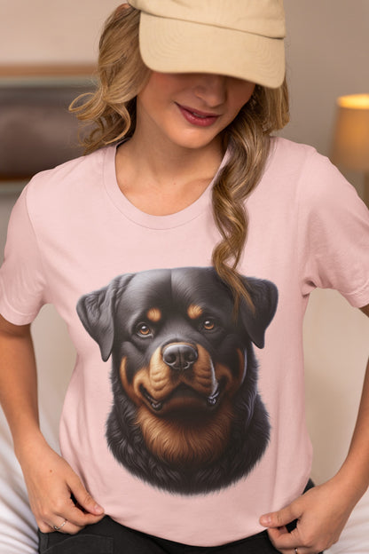 Rottweiler Realistic Graphic Tee