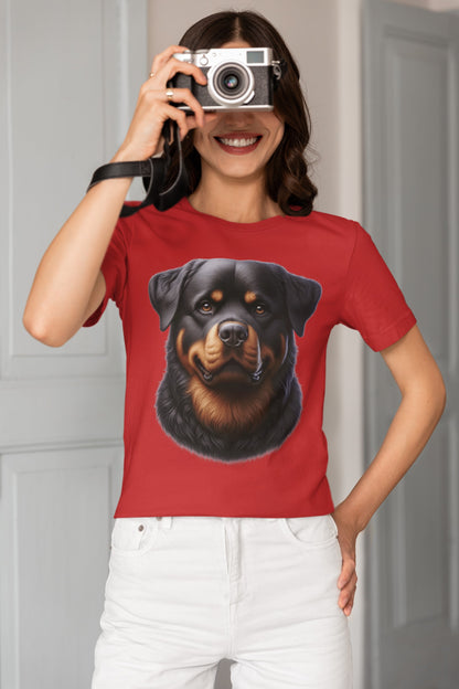 Rottweiler Realistic Graphic Tee