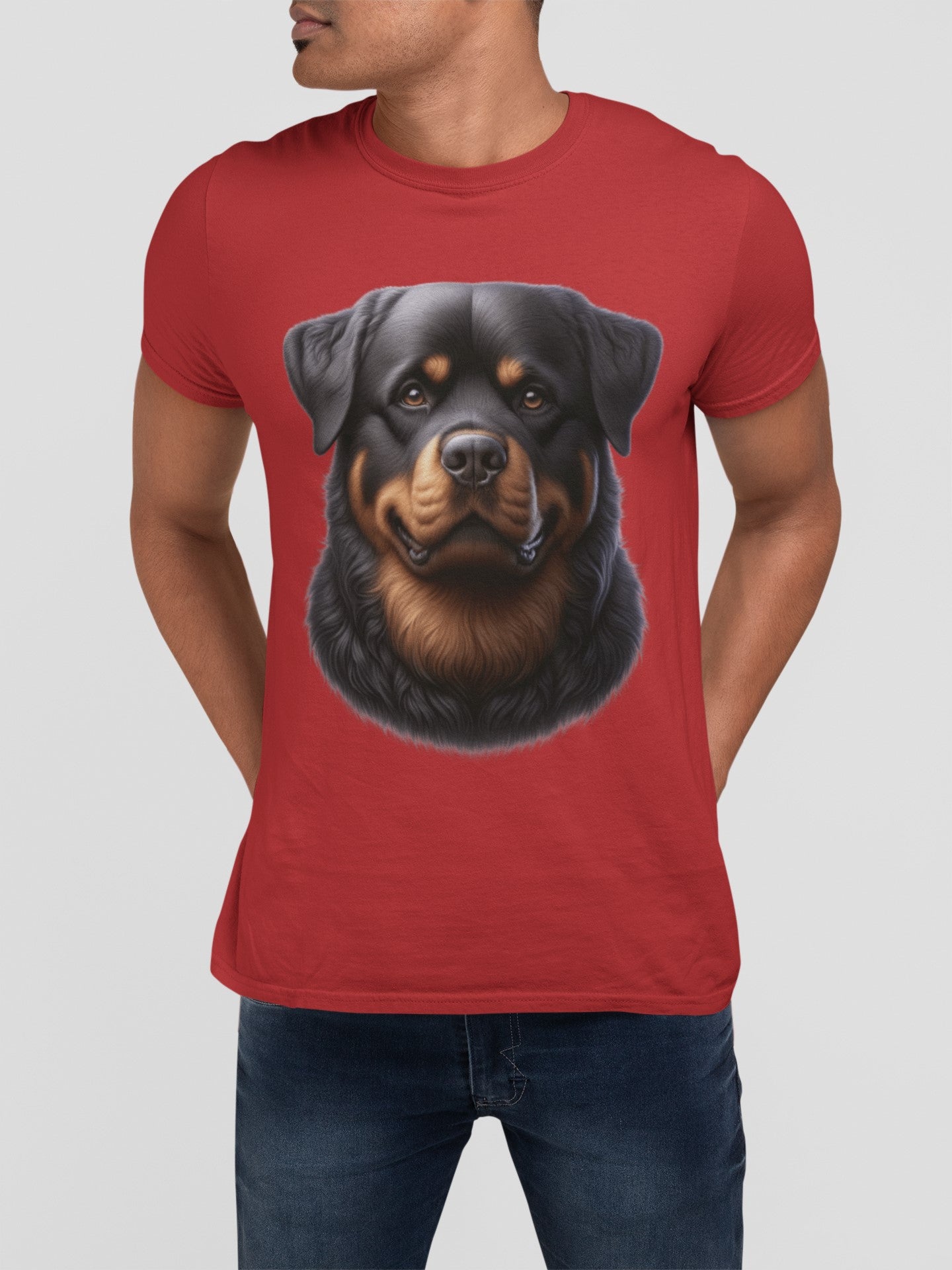 Rottweiler Realistic Graphic Tee
