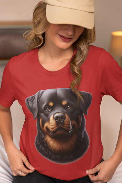 Rottweiler Realistic Graphic Tee