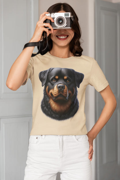 Rottweiler Realistic Graphic Tee