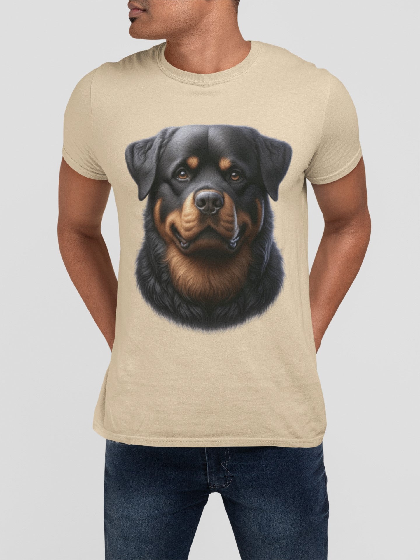 Rottweiler Realistic Graphic Tee