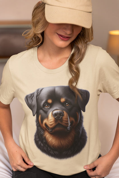 Rottweiler Realistic Graphic Tee