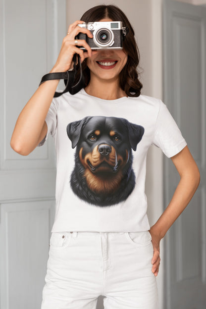 Rottweiler Realistic Graphic Tee
