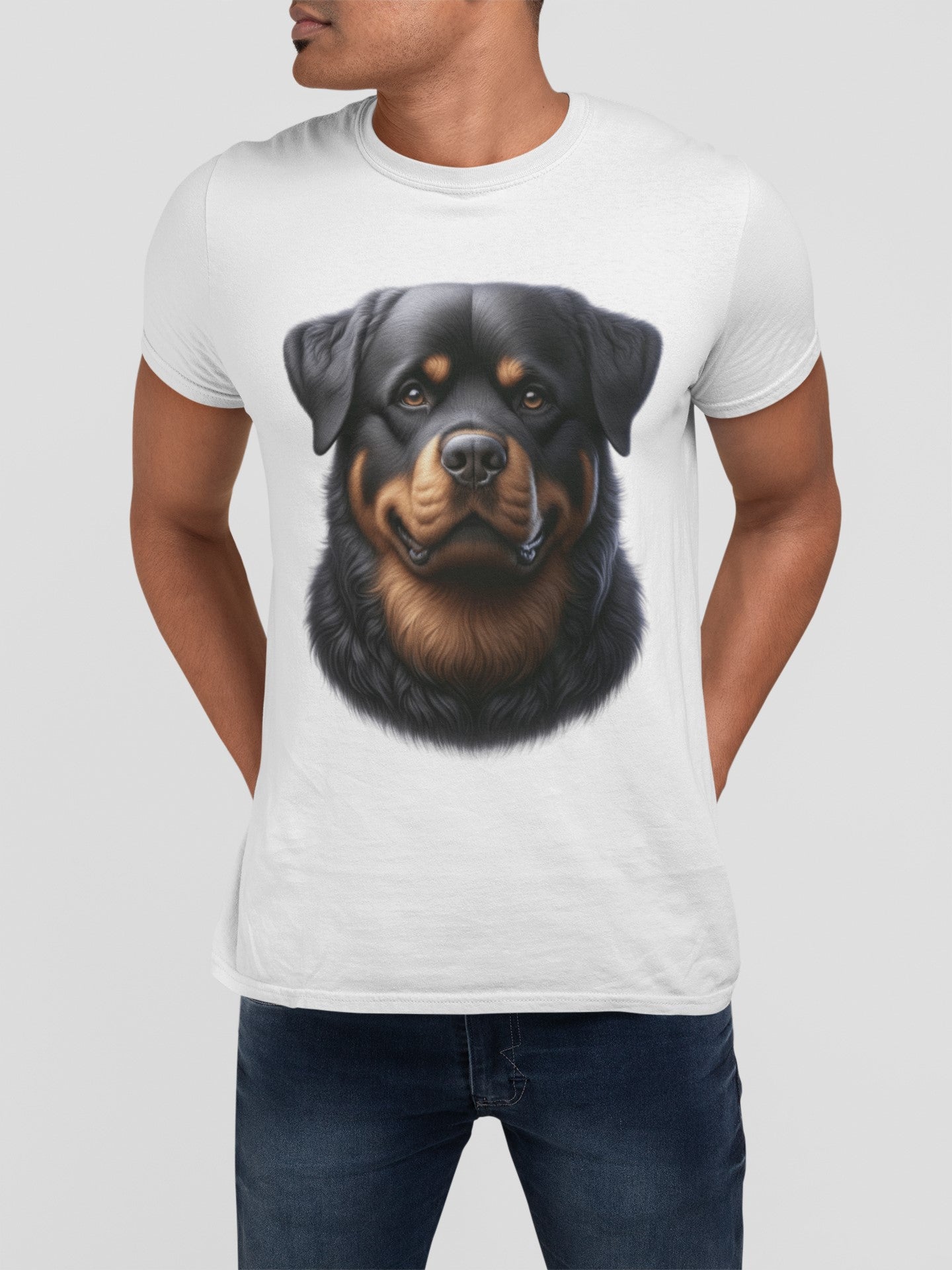 Rottweiler Realistic Graphic Tee