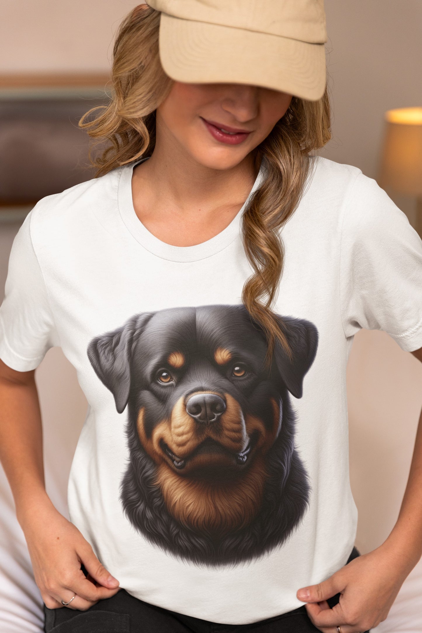Rottweiler Realistic Graphic Tee
