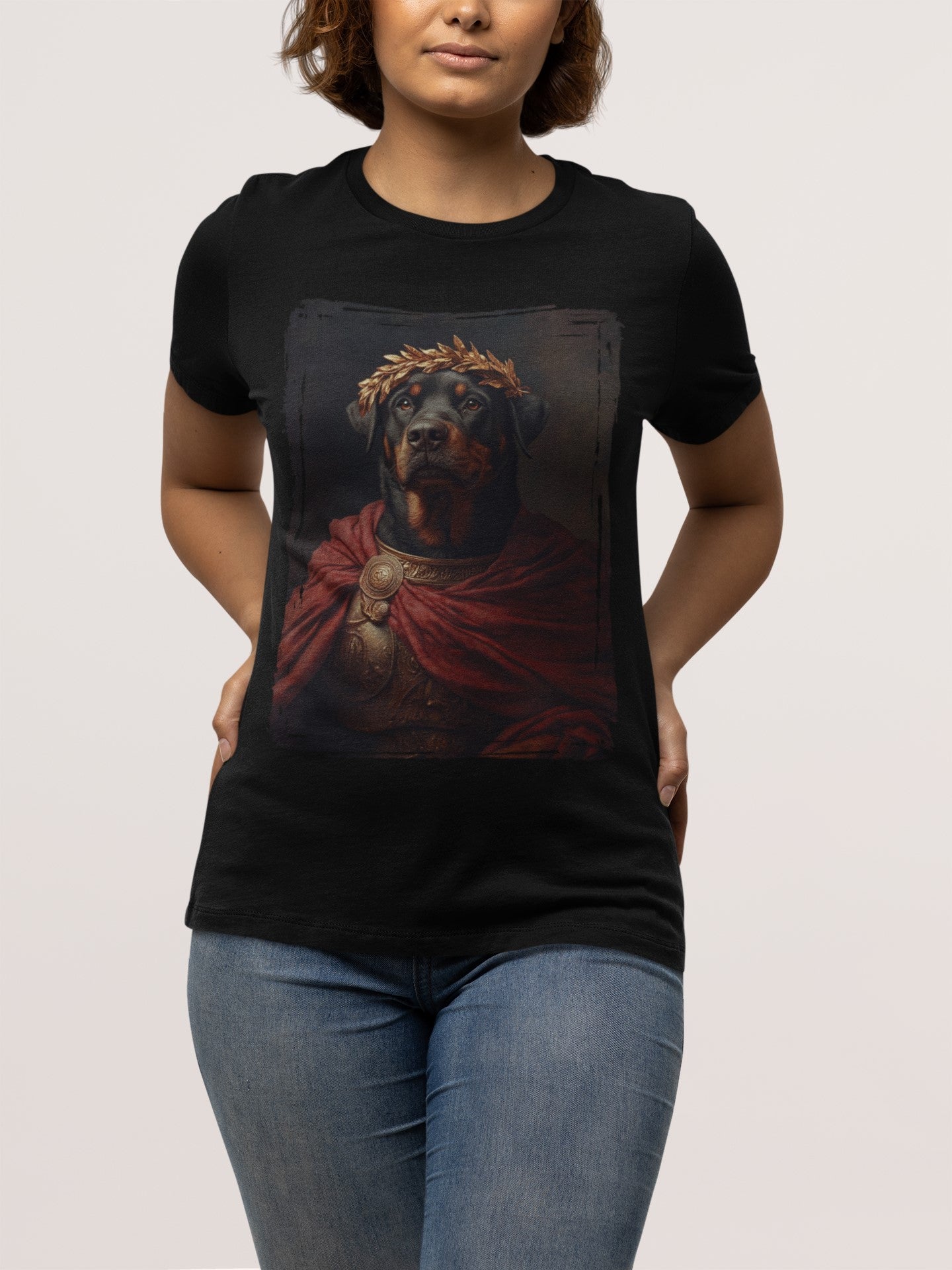 Rottweiler Roman Emperor Graphic Tee