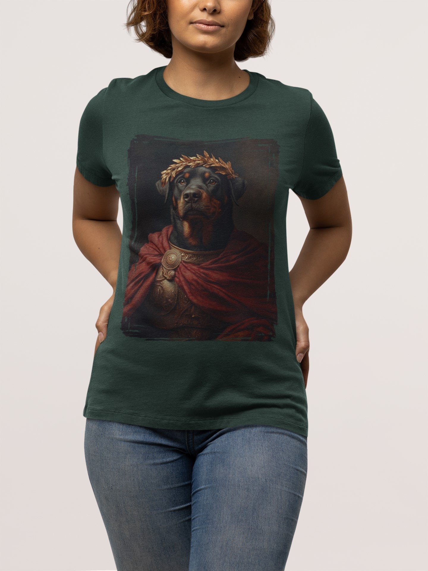 Rottweiler Roman Emperor Graphic Tee