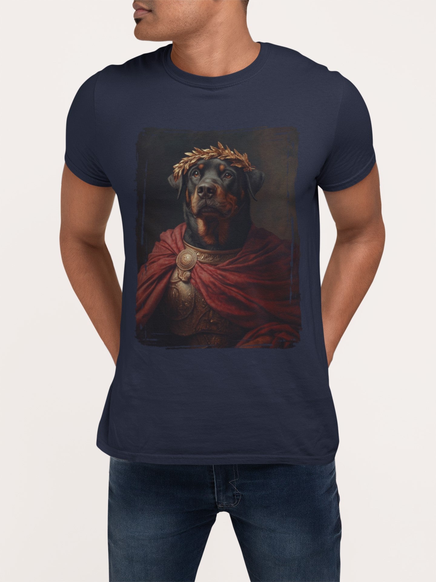 Rottweiler Roman Emperor Graphic Tee