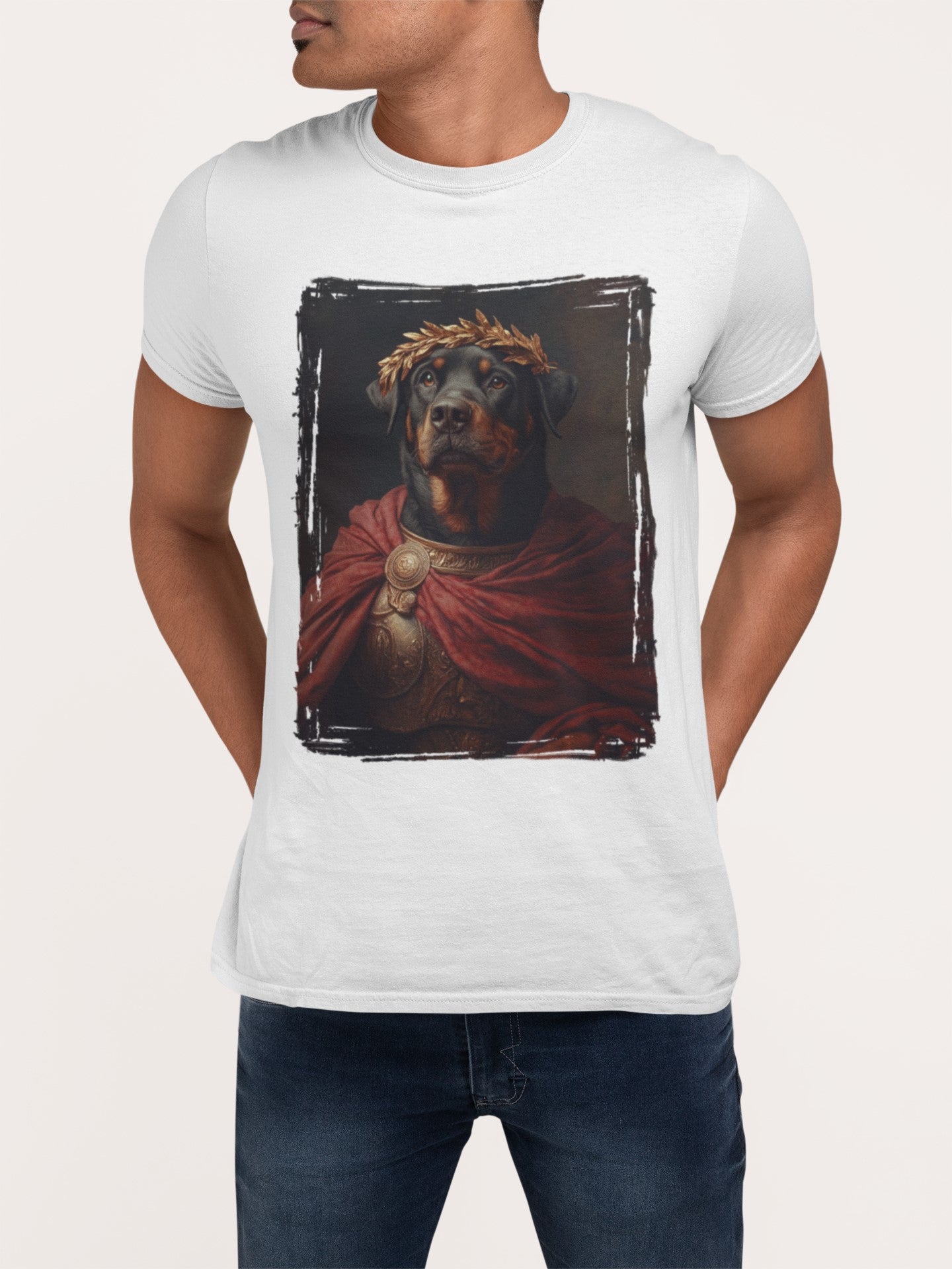 Rottweiler Roman Emperor Graphic Tee
