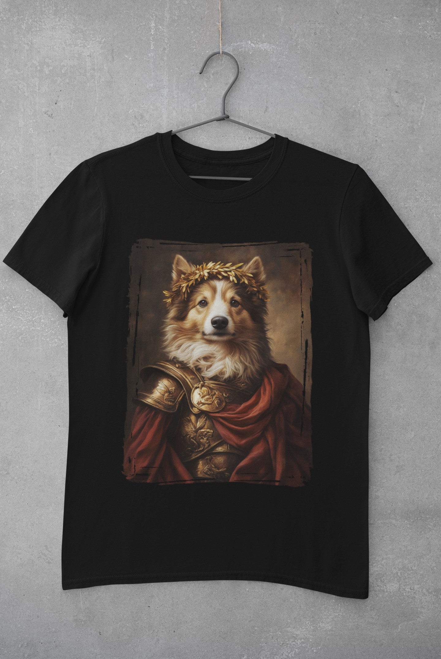 Shetland Sheepdog Roman Emperor Graphic Tee