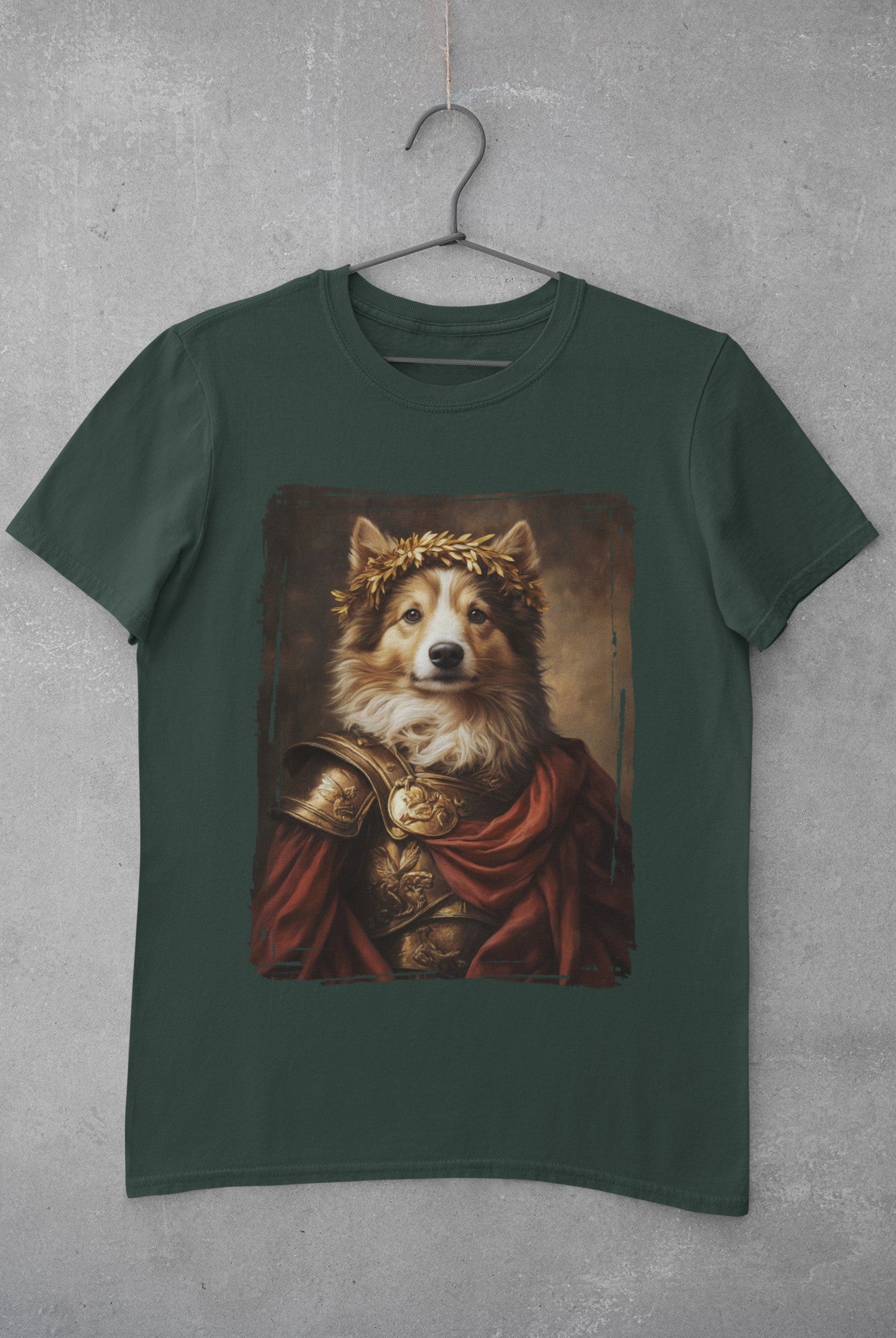Shetland Sheepdog Roman Emperor Graphic Tee