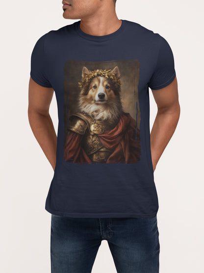 Shetland Sheepdog Roman Emperor Graphic Tee