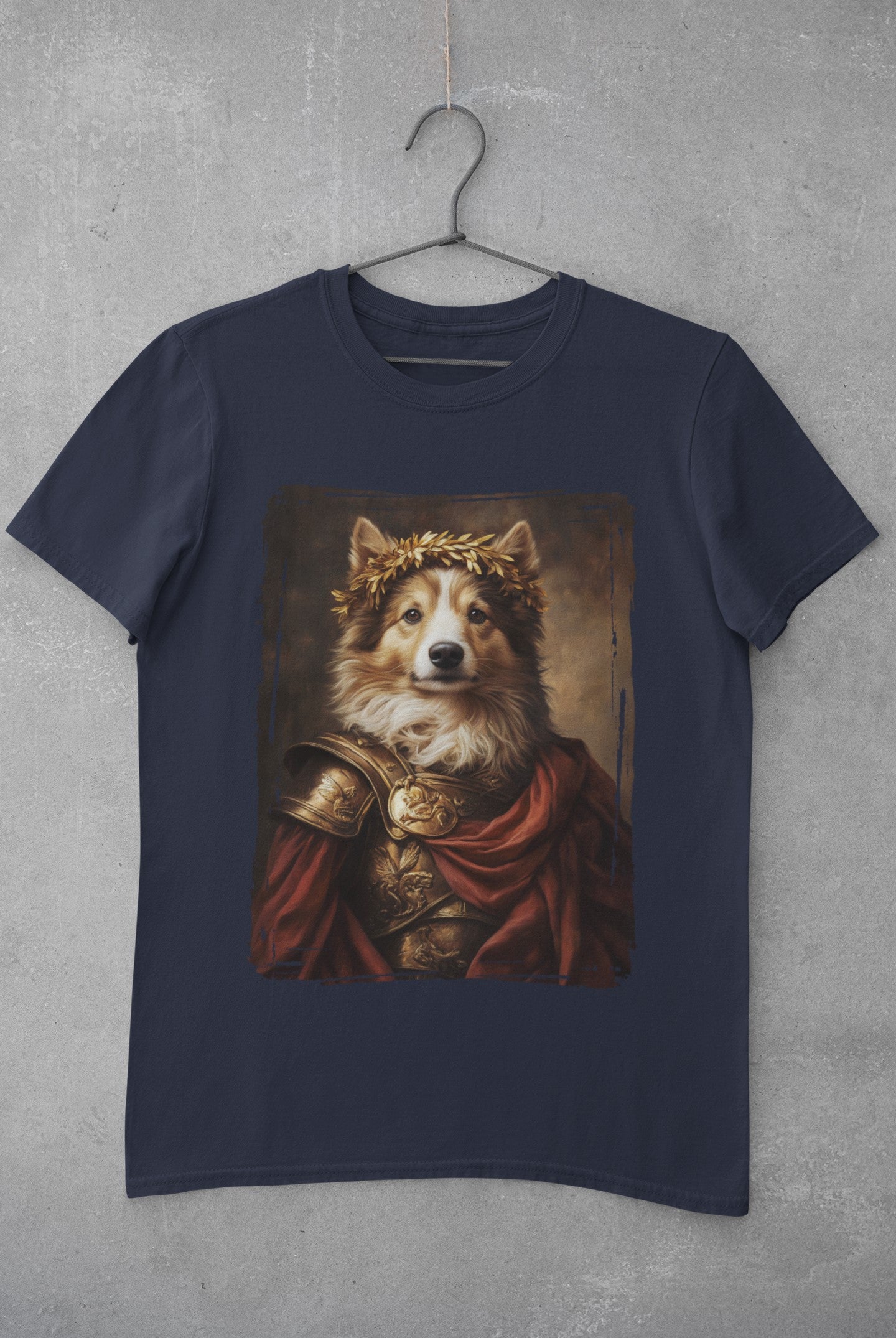 Shetland Sheepdog Roman Emperor Graphic Tee