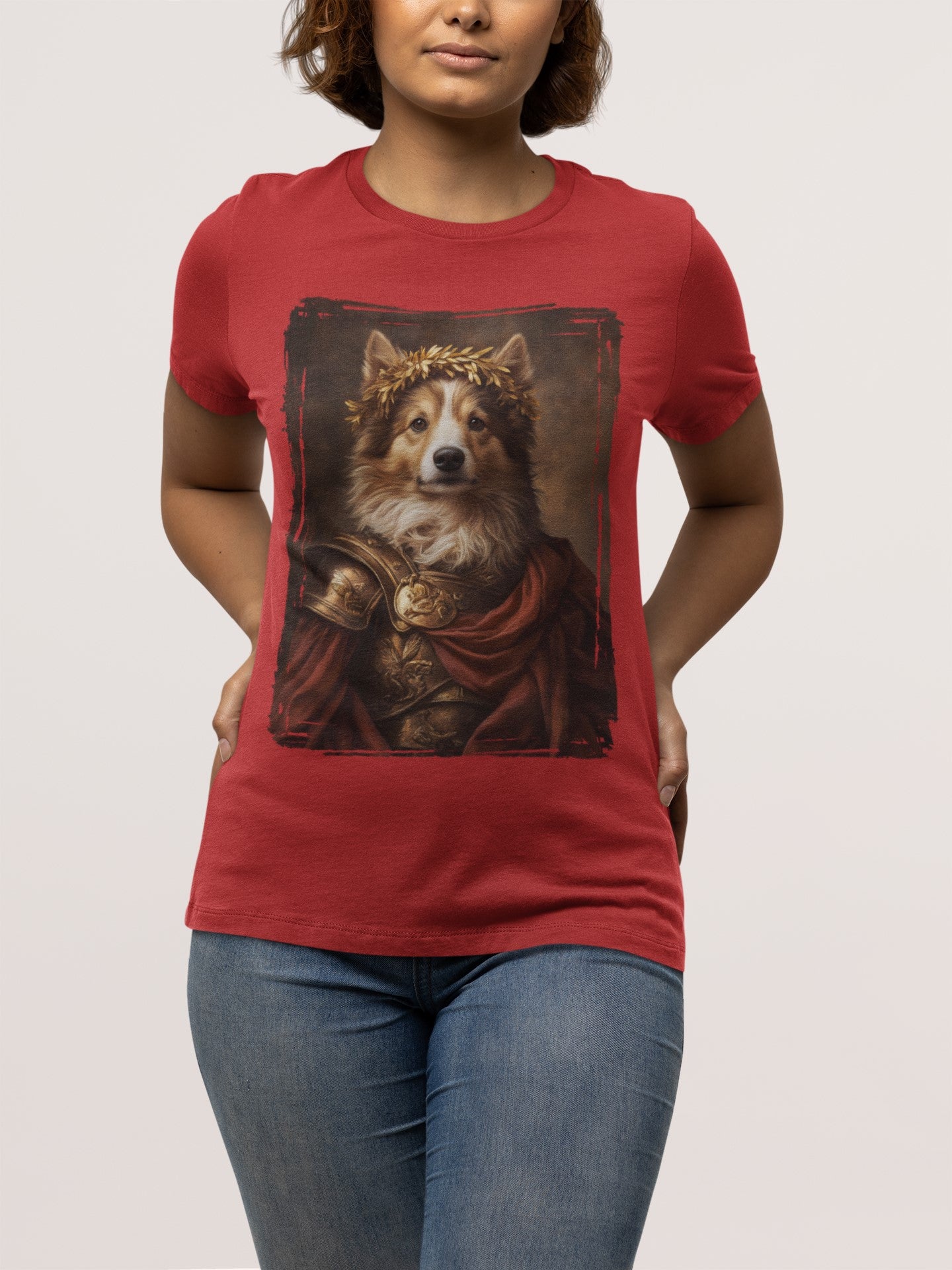 Shetland Sheepdog Roman Emperor Graphic Tee