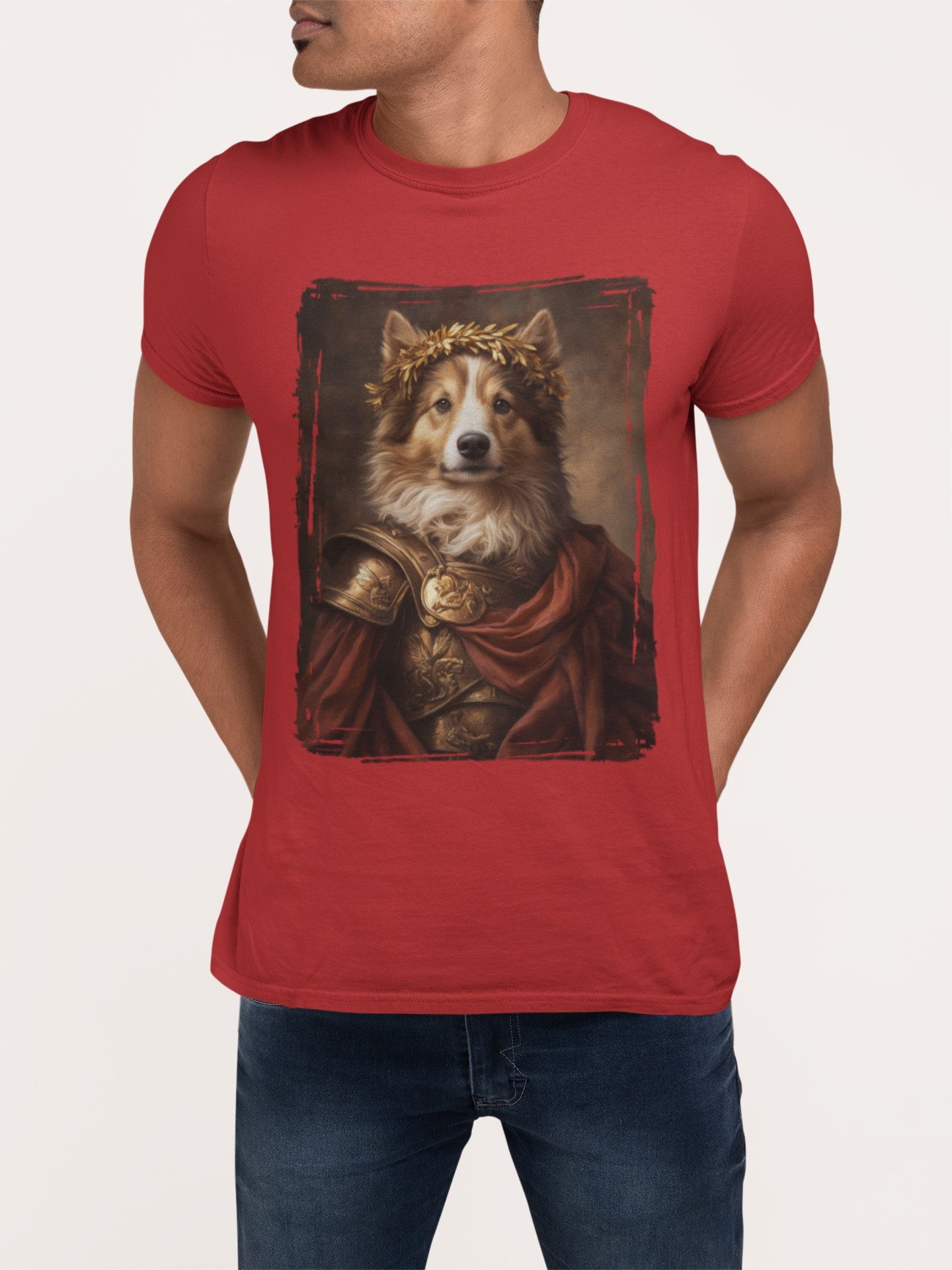 Shetland Sheepdog Roman Emperor Graphic Tee