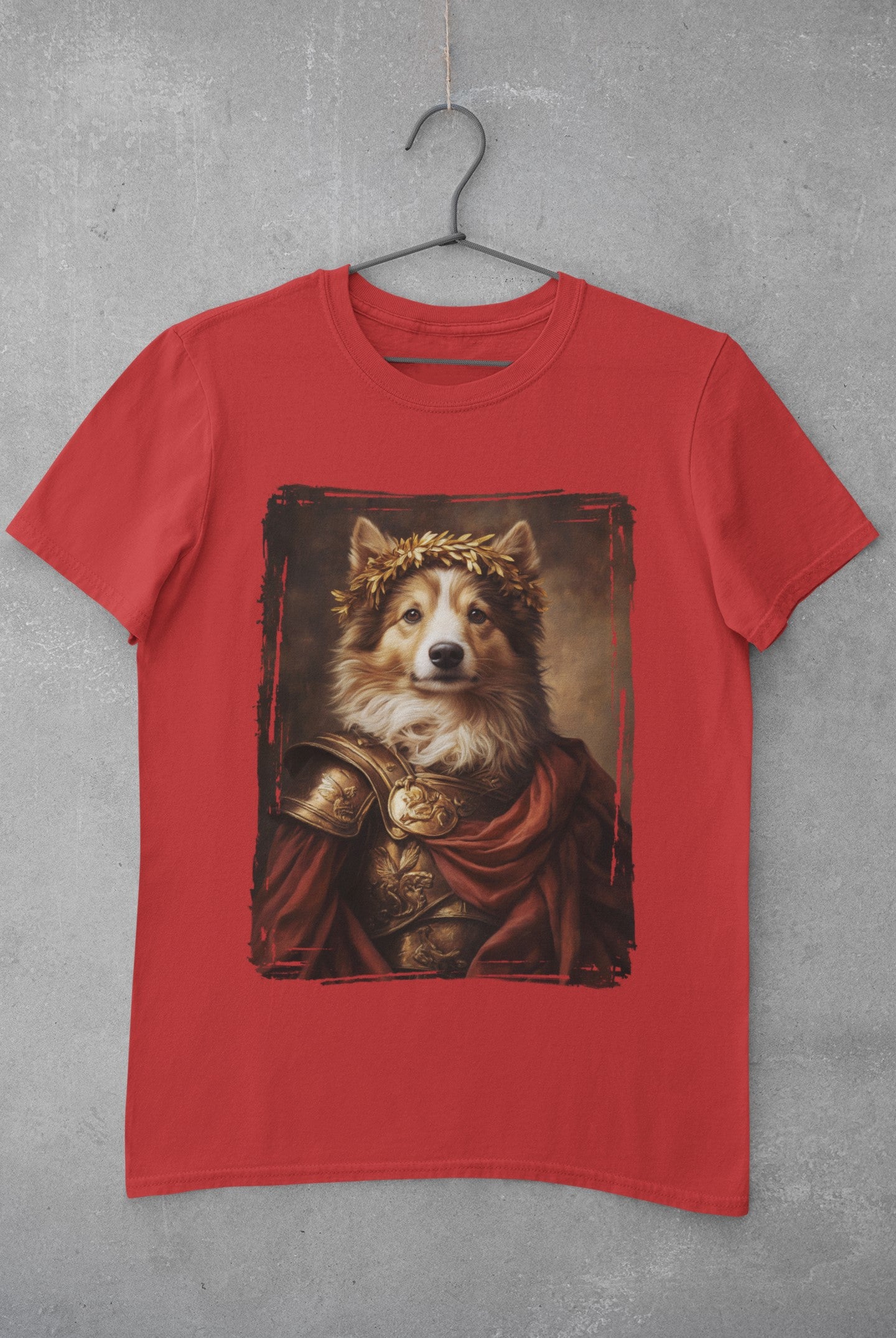 Shetland Sheepdog Roman Emperor Graphic Tee