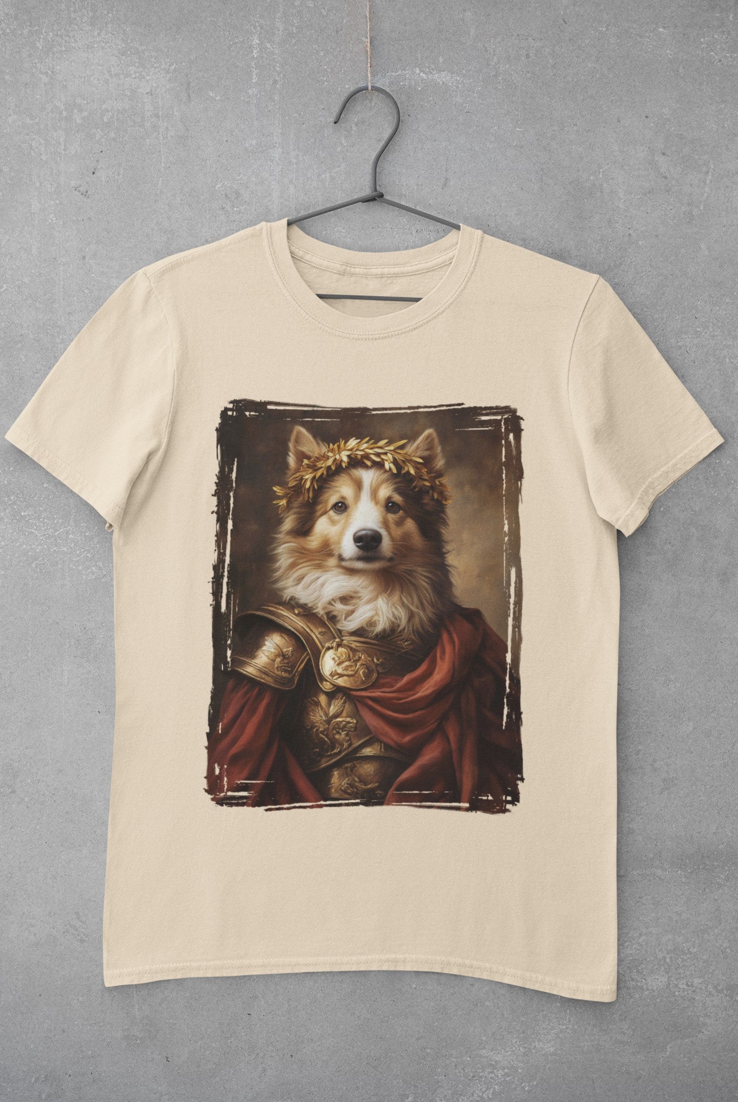 Shetland Sheepdog Roman Emperor Graphic Tee