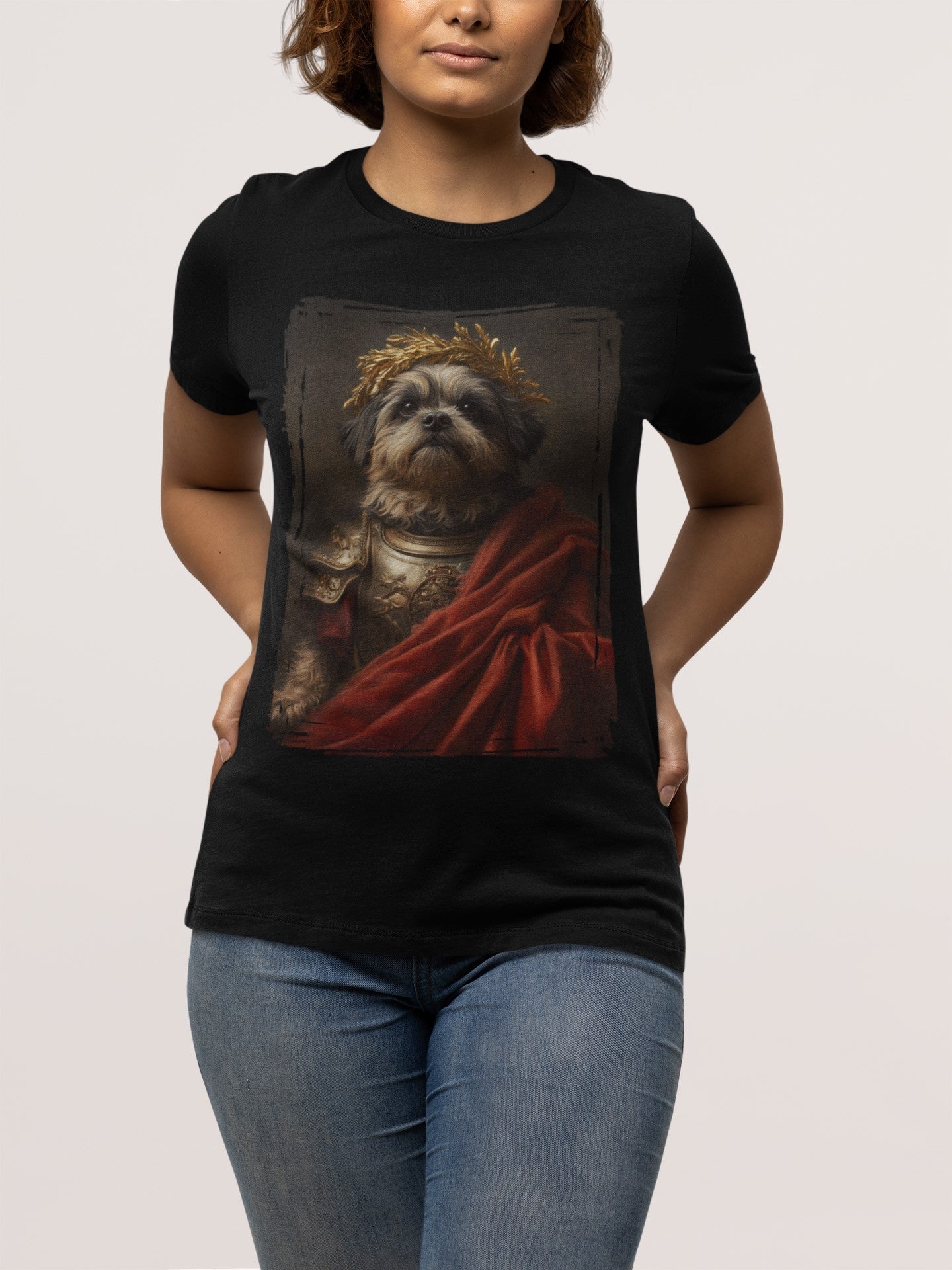 Shih Tzu Roman Emperor Graphic Tee