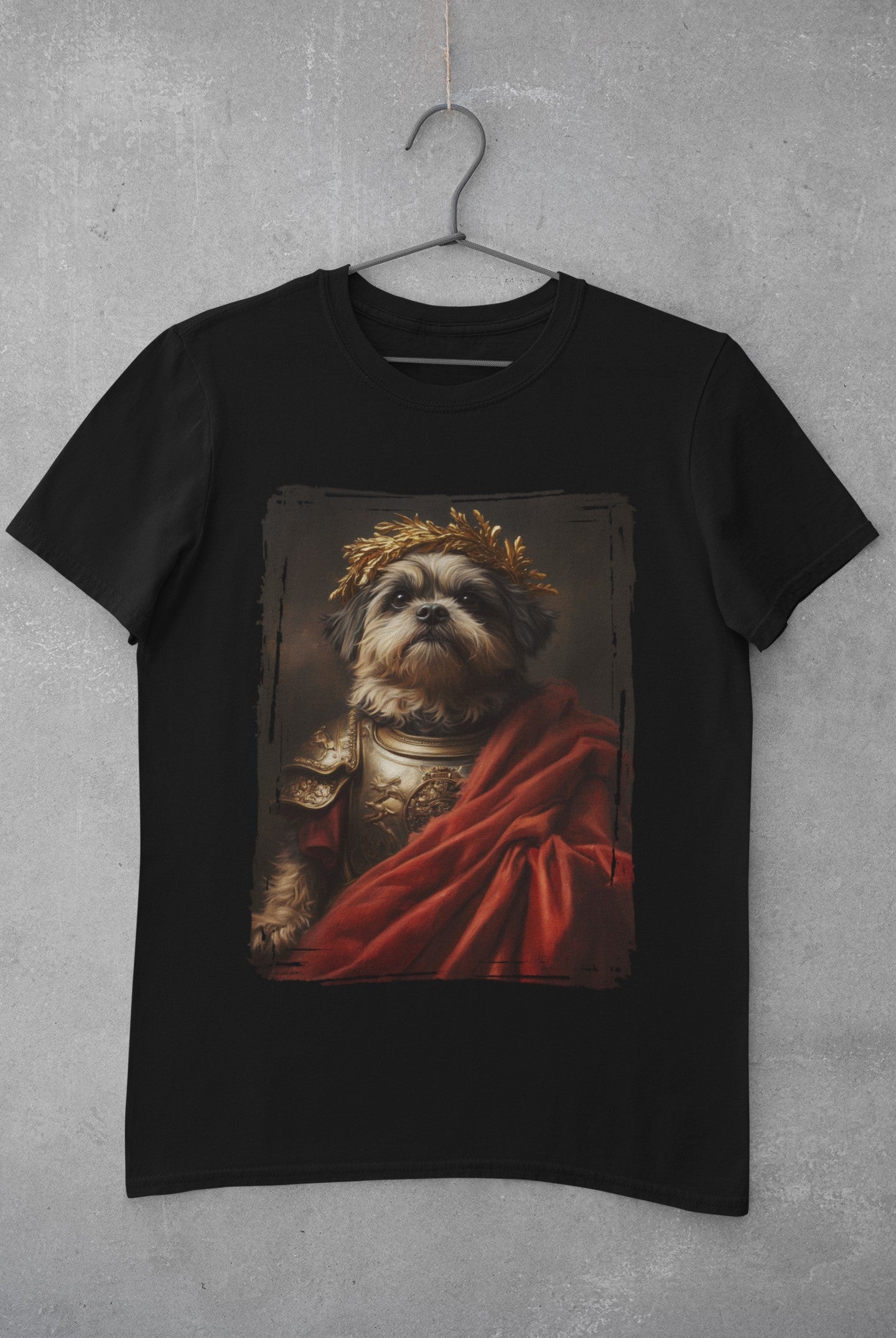 Shih Tzu Roman Emperor Graphic Tee