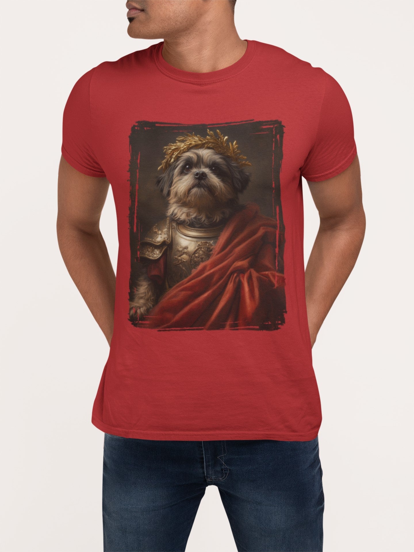 Shih Tzu Roman Emperor Graphic Tee