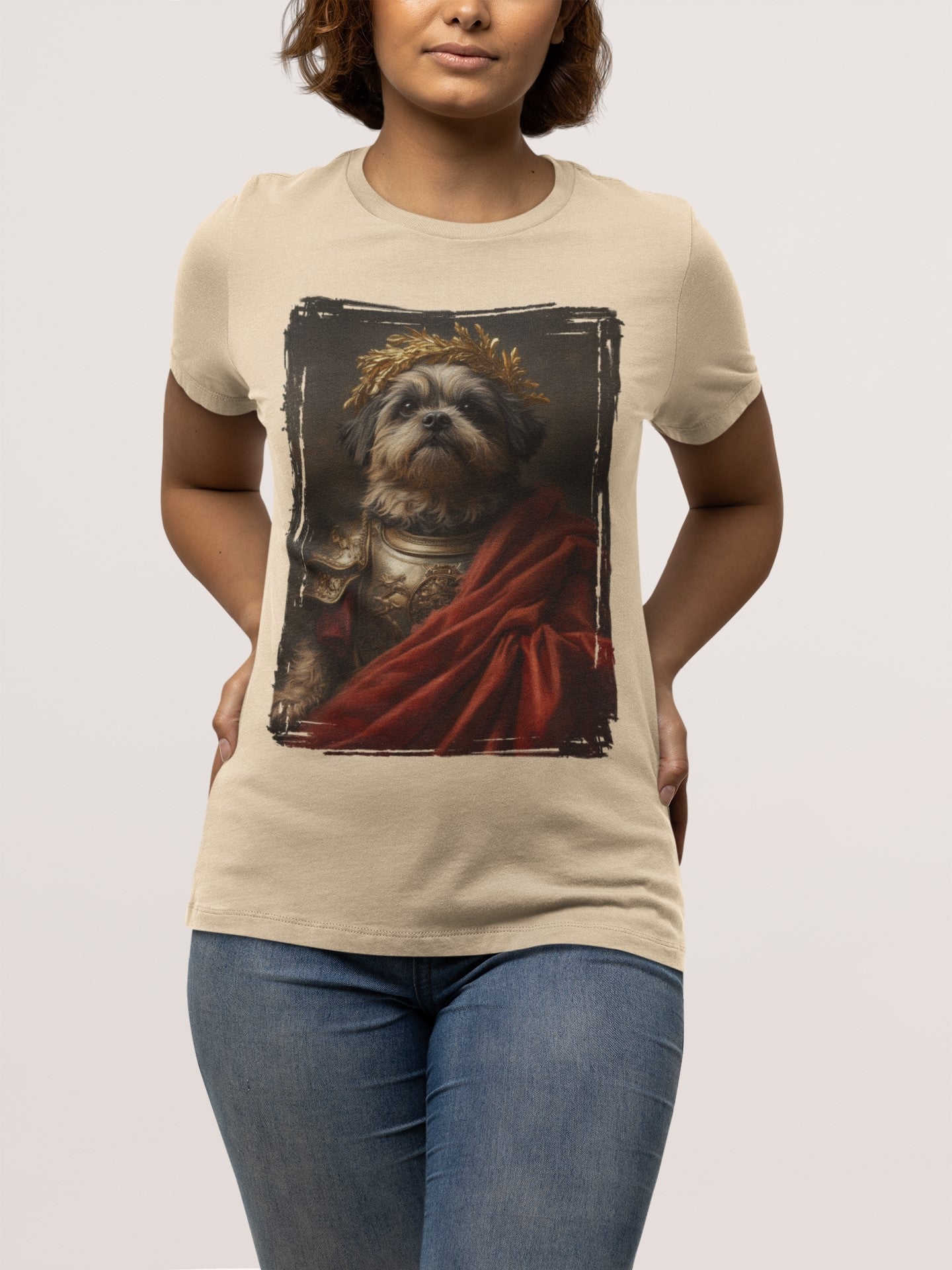 Shih Tzu Roman Emperor Graphic Tee