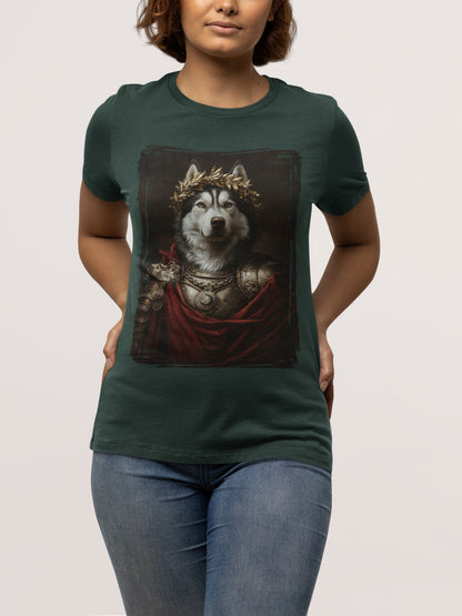 Siberian Husky Roman Emperor Graphic Tee