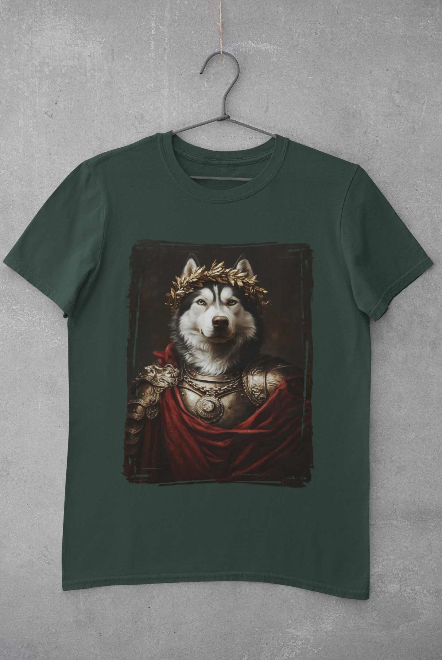 Siberian Husky Roman Emperor Graphic Tee