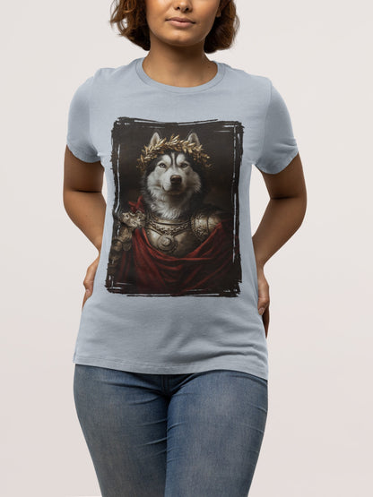 Siberian Husky Roman Emperor Graphic Tee