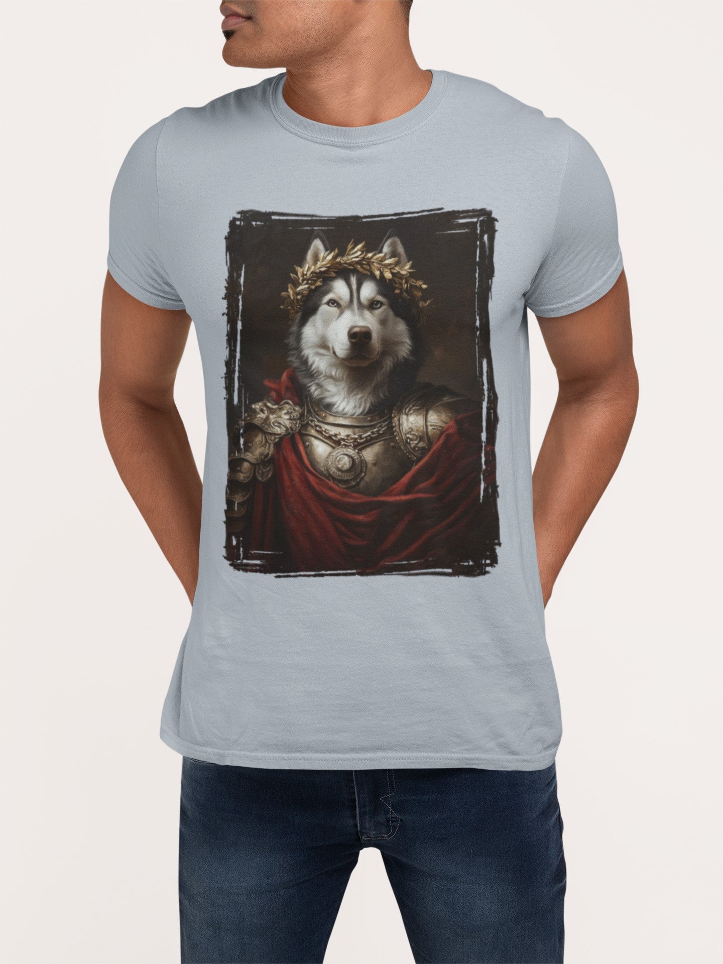 Siberian Husky Roman Emperor Graphic Tee
